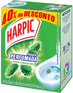 Pedra Sanitária Aroma Plus Pinho, Harpic