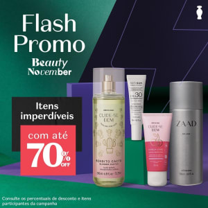 Flash Promo: Itens com até 70%OFF