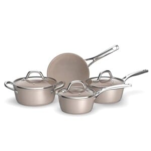 Conjunto de Panelas Brinox Antiaderente Essenza Nude 4 Peças Indução
