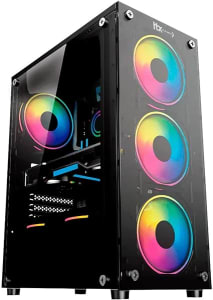 PC Gamer ITX Arena, Ryzen 5 5600G, Radeon™ Graphics Vega 7, 16GB Ram, SSD 480GB, Gabinete RGB