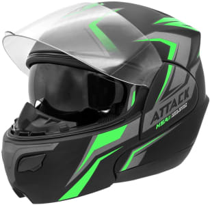 Pro Tork Capacete Attack Hsa 56 Preto/Verde