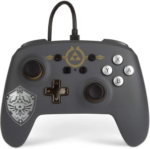 Controle Nintendo Switch Powera Wired Controller Zelda Hylian Shield 1518384-01