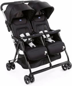 Chicco Carrinho De Gêmeos Ohlalà Twin Black Night Preto