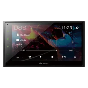 Multimídia Receiver Pioneer 6.8" DMH-A348BT WVGA Bluetooth USB Espelhamento Celular 23W