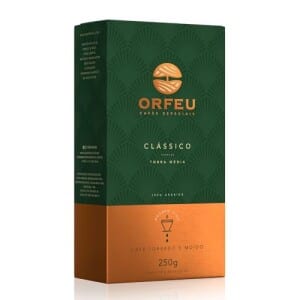 Café Clássico Torrado e Moído Orfeu Torra Média 250g