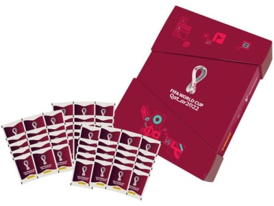 APP - Álbum Copa do Mundo Box Exclusivo Capa Dura - Prata+ 50 Pacotes de Figurinhas Copa do Mundo 2022 - Magazine Ofertaesperta