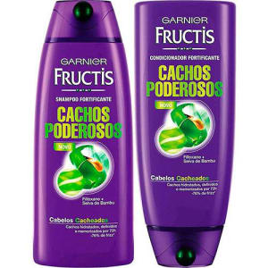 Kit Shampoo Fructis Cachos Poderosos 400ml + Condicionador Fructis Cachos Poderosos 400ml