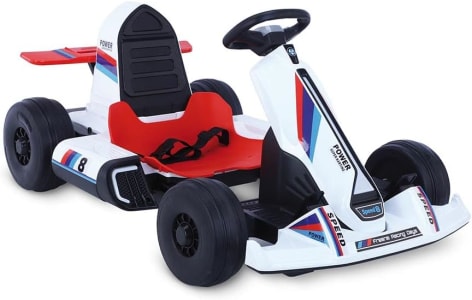 Kart Elétrico Com Controle 12V - Bandeirante (Branco)