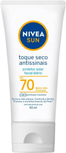 Protetor Solar Facial NIVEA SUN Toque Seco Antissinais FPS 70 - 40ml