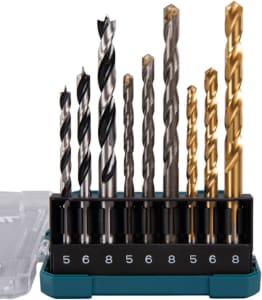 Kit de Brocas Makita com 9 Peças (5/6/8MM)