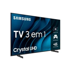 Smart TV Samsung 55" UHD 4K Processador Crystal UN55CU8000GXZD