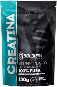 Creatina Monohidratada 150g - 100% Pura Importada - Soldiers Nutrition