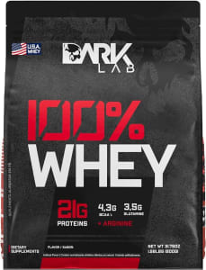 100% Whey Refil Dark Lab | 900g | Serve 30 Porções | Alta Performance | Proteína de Absorção Rápida | (Baunilha)