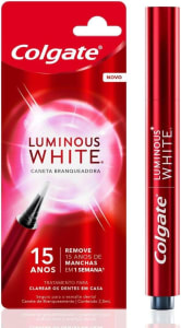 Caneta Clareadora Dental Colgate Luminous White Para Uso Noturno e Fácil de Usar 2,5 ml