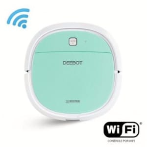 Robo Aspirador de Pó MINI Com WI-FI 3 em 1 Varre Aspira e Passa Pano Seco Bivolt