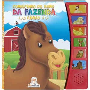 Conhecendo Os Sons Da Fazenda. Cavalo Livro Cartonado – Livro Com Som