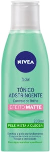 NIVEA Tônico Facial Controle do Brilho - Remove profundamente as impurezas, ajuda a controlar a oleosidade, contém vitamina B5 e é livre de álcool etílico em sua fórmula - 200ml