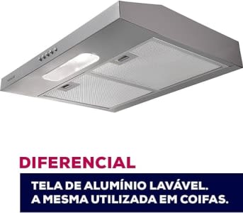 Depurador Suggar Slim 60cm 3 Vel. 110V - DPS161PR