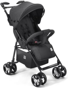 Multikids Baby Carrinho Passeio Flick 0-15Kg Preto Bb444