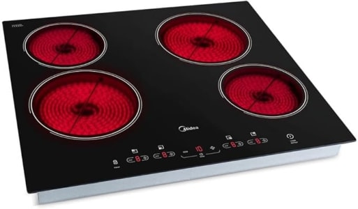 Cooktop Vitrocerâmico 4 Bocas Midea