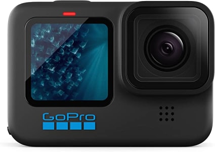 Câmera GoPro HERO11 Black à Prova D'água com LCD Frontal, Vídeos 5.3K, Fotos 27MP, HyperSmooth 5.0 + Horizon Lock, Live 1080p, Webcam, Bateria Enduro,