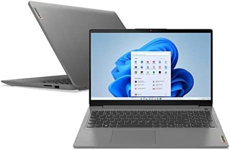 Lenovo 82MD0007BR IdeaPad 3i i5 - Notebook-1135G7 8GB 256GB SSD Placa de Vídeo Intel Iris Xe Windows 11 15.6' Cinza