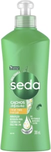 2 Unidades — Seda Creme Para Pentear Cachos Comportados Definidos 300ml