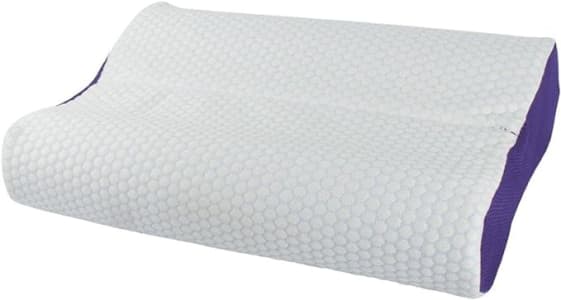 Travesseiro Nasa Cervical Ortopédico Viscoelástico Premium - Para Alivio de Dores Com Tecnologia Cool Gel - 35 x 51 cm - Dr. Coluna