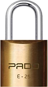 Cadeado SM LT-25MM, Pado, 51000027, Dourado