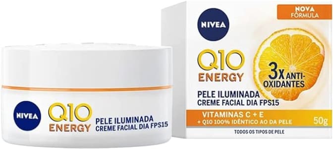 Creme Facial Antissinais Nivea Q10 Energy Dia FPS 15 - 50g