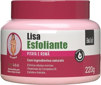 Lisa Sfoliante Frutas Exóticas Fruta Do Dragão 220g - BioSoft