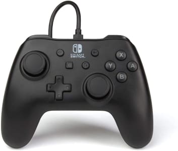  Controle P/ Nsw Powera 1511370-01 com fio, - Nintendo Switch, Black Matte 