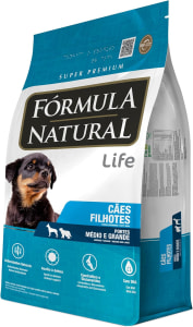 Ração Fórmula Natural para Cães Filhotes de Médio e Grande Porte - 15kg