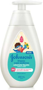 Johnson's Baby Sabonete Líquido Infantil Limpeza Super Poderosa, 200ml