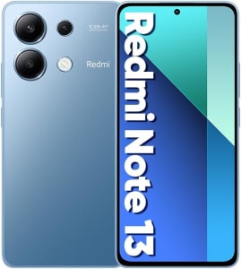 Smartphone Xiaomi Redmi Note 13 4G 120Hz FHD+ AMOLED, 128 GB, 6 GB RAM, Versão Global (Azul)