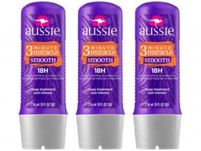 Kit Tratamento Aussie Smooth 3 Minute Miracle - 236ml - 3 Unidades - Magazine Ofertaesperta