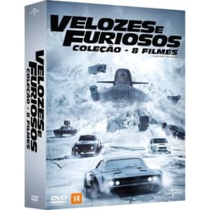 Coleção Velozes e Furiosos 8 DVDs