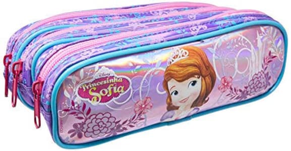  Estojo Soft, Dermiwil, Disney Princesa Sofia, 52167 