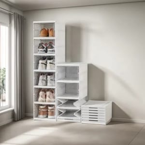 Sapateira Organizador Sapatos Empilhável Vertical 6 Andares