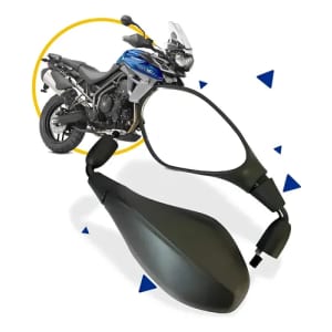 Retrovisor Bmw Gs F800 Rebaixado Haste Curta Média Honda Par