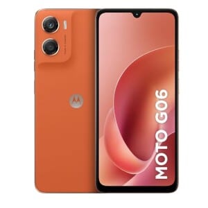 Smartphone Motorola Moto g06-128GB 12GB (4GB RAM + 8GB Ram Boost) e Camera 50MP com AI Bateria de 5200 mAh Tela 6.9" - Laranja