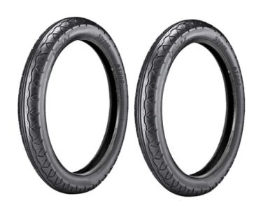 [2 Unidades] Pneu de Moto Aro 17 60/100-17 Vipal Street Dianteiro ST200