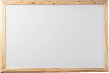  Quadro Branco Standard, Souza & Cia, 6162, Moldura de Madeira, 60x40 