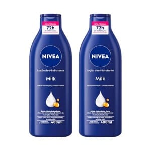 Kit 2Unid. Loção NIVEA Hidratante Milk Pele Seca a Extrasseca 400ml