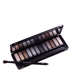 Paleta de Sombras 24g - Zanphy Metallic Pack Preto 