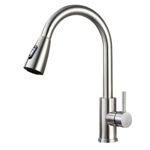 Torneira Misturador Gourmet Monocomando, Extensível, para Cozinha, Instalação em Bancada, Cores Preto e Cromado, Design Moderno e Funcional - AMG - Torneira Monocomando Cozinha - Magazine OfertaespertaLogo LuLogo Magalu