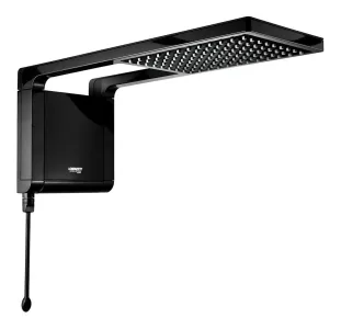 Chuveiro elétrico de parede Lorenzetti Acqua Ultra Storm preto 6800W 220V