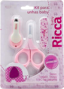 Ricca Kit Manicure Baby Colors Rosa