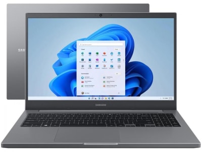 Notebook Samsung Book Intel Core i3 4GB - 256GB SSD 15,6” Full HD Windows 11 NP550XDA-KV3BR - Samsung Book - Magazine 