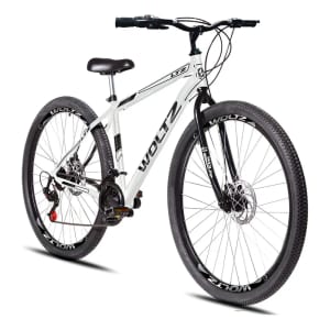 Bicicleta Aro 29 Woltz Ltz 21 Marchas Freios Mecânicos Cor Branco Tamanho Do Quadro 17